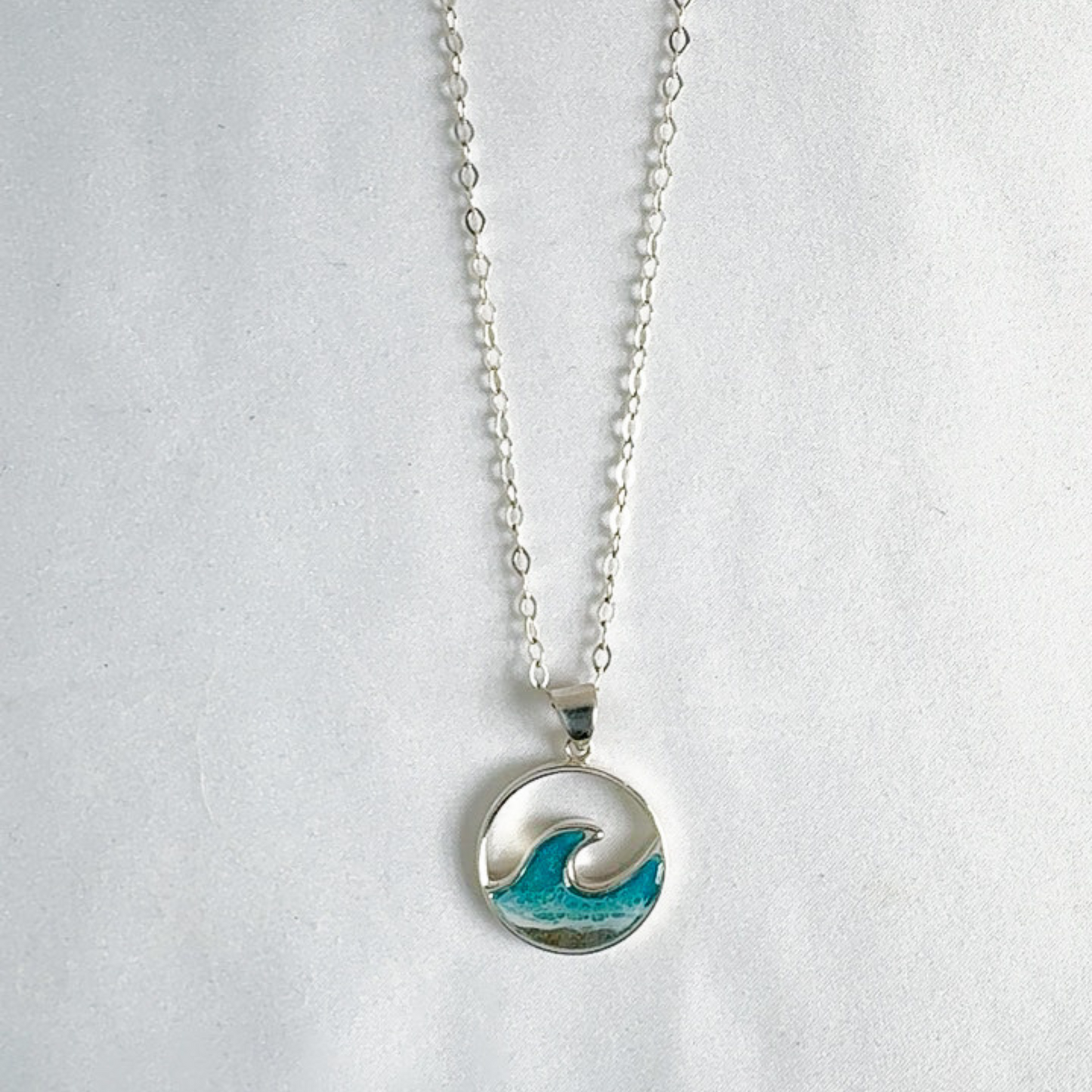 "Wild Waves" Sterling Silver Necklace