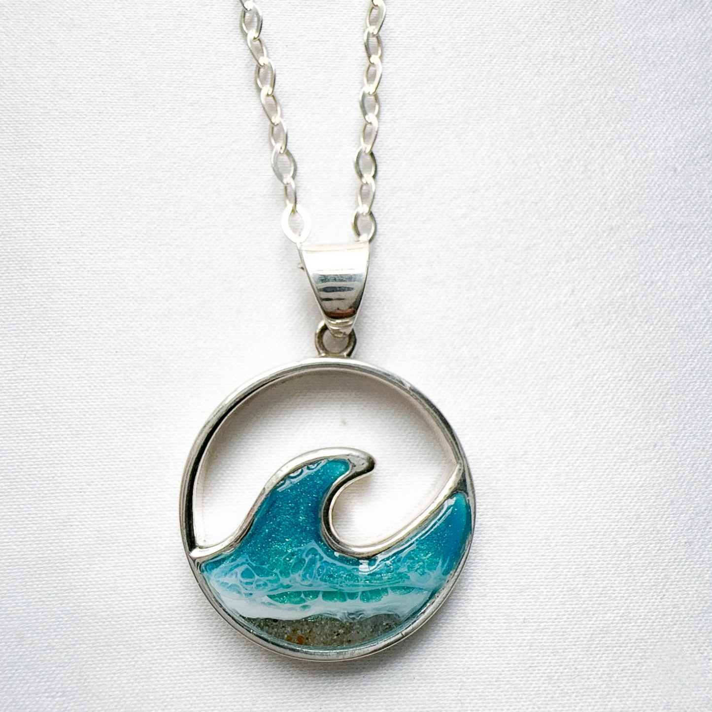 "Wild Waves" Sterling Silver Necklace