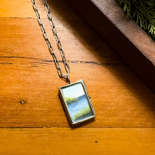 Salt Marsh Pendant Necklace