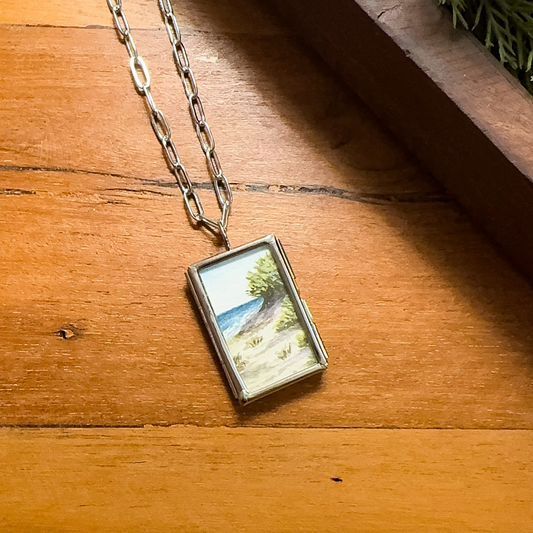 Ocean Dune Pendant Necklace