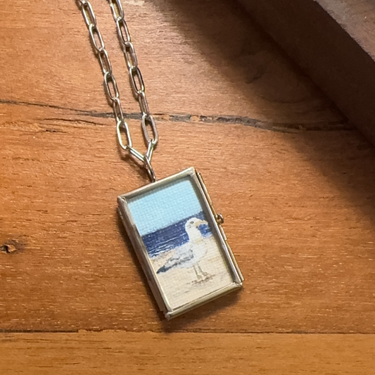 Sea Gull Pendant Necklace