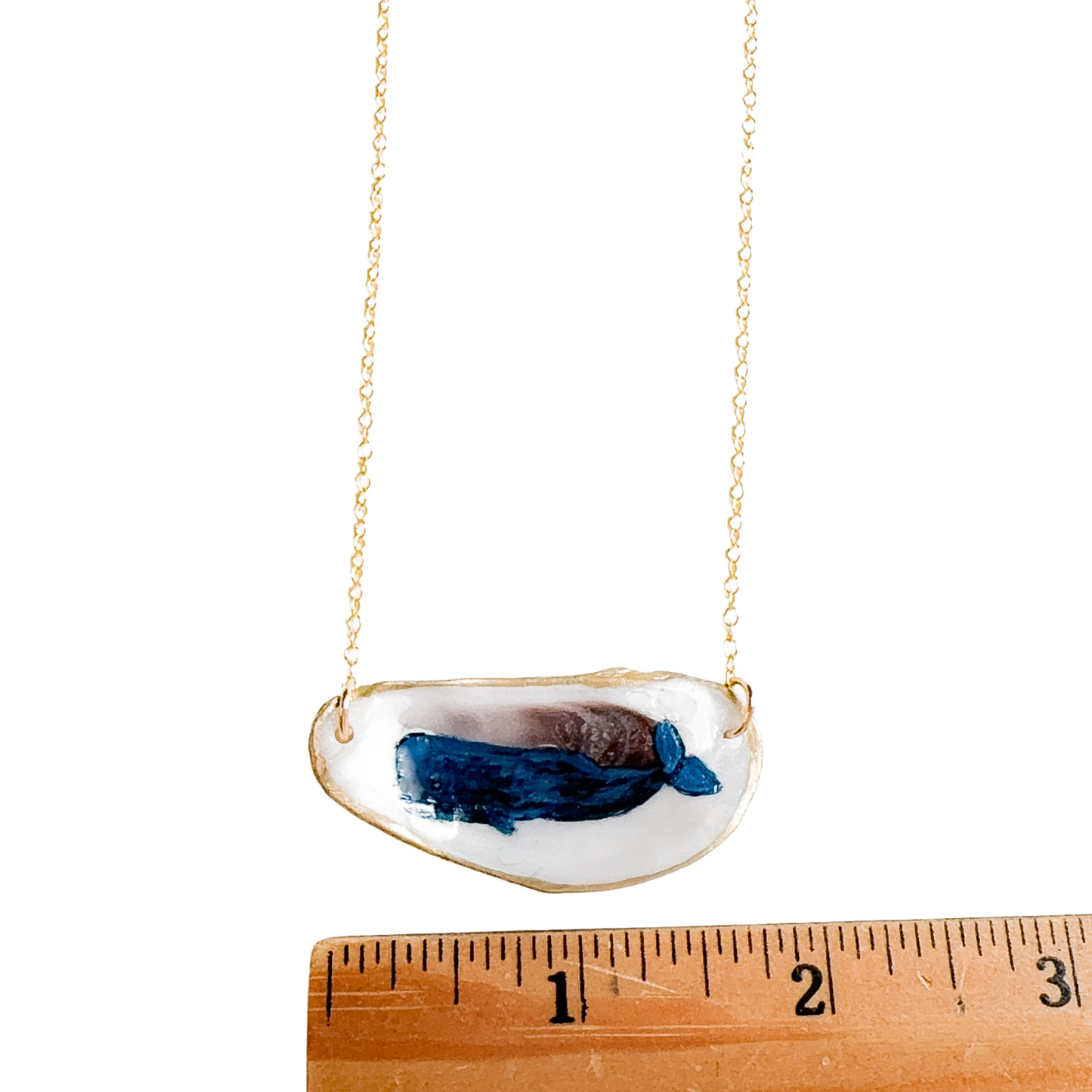 Coastal Whale Oyster Necklace