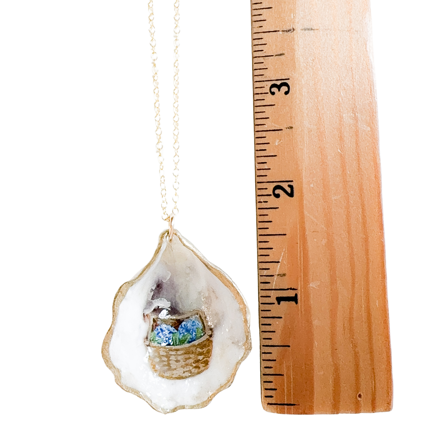 Nantucket Basket Oyster Necklace