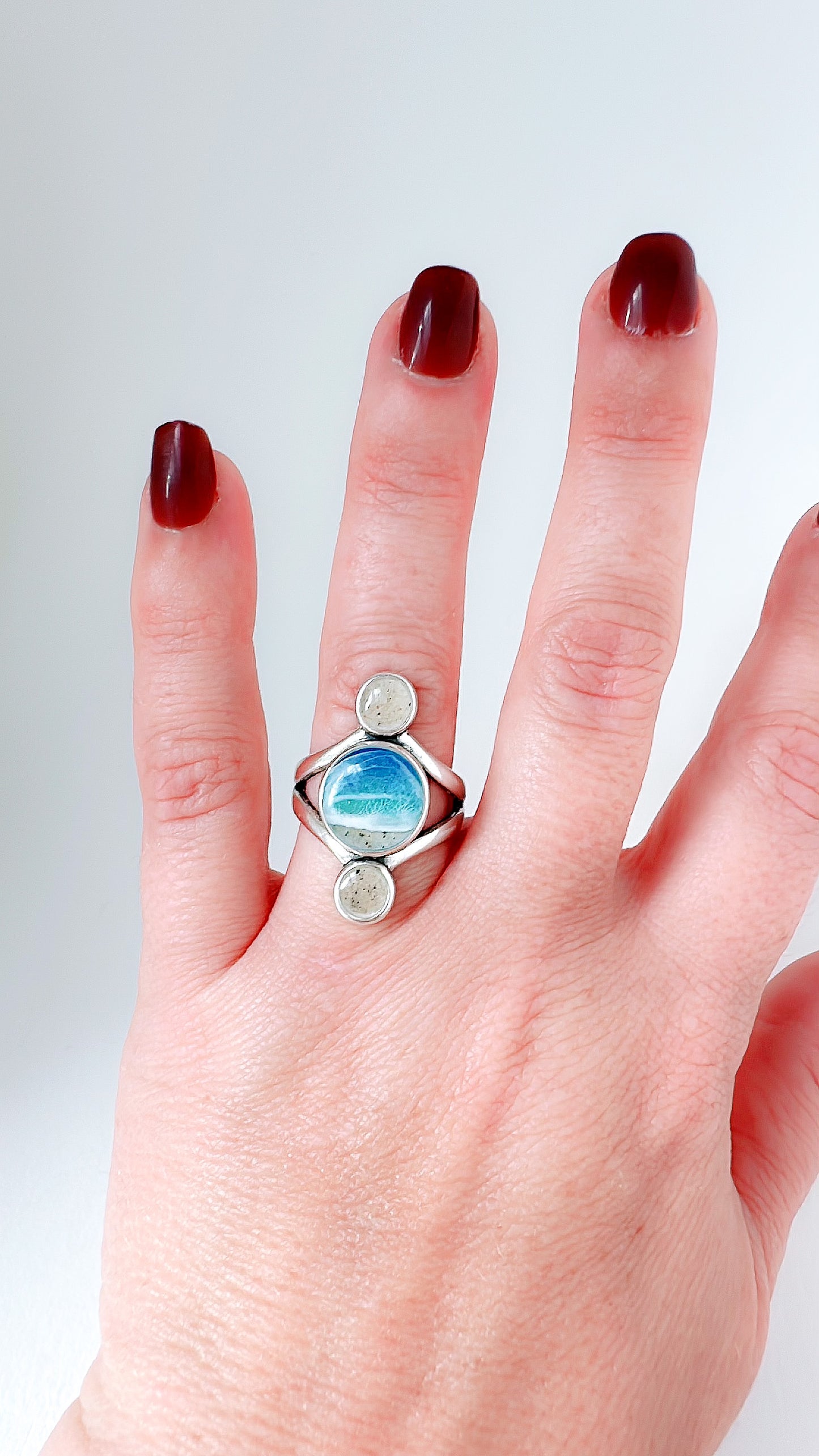 “Tranquil Waters” Sterling Silver Ring