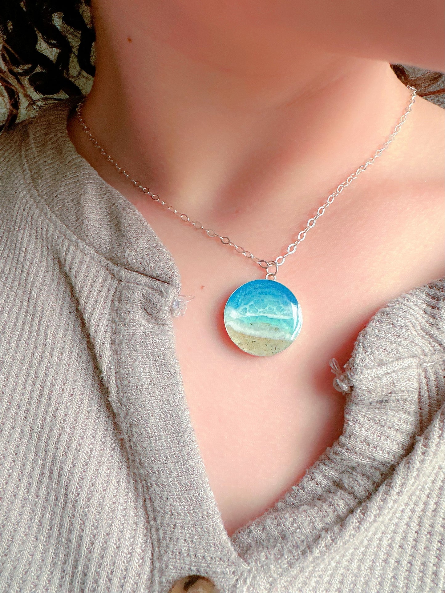 "Solace of the Sea" Ocean Necklace