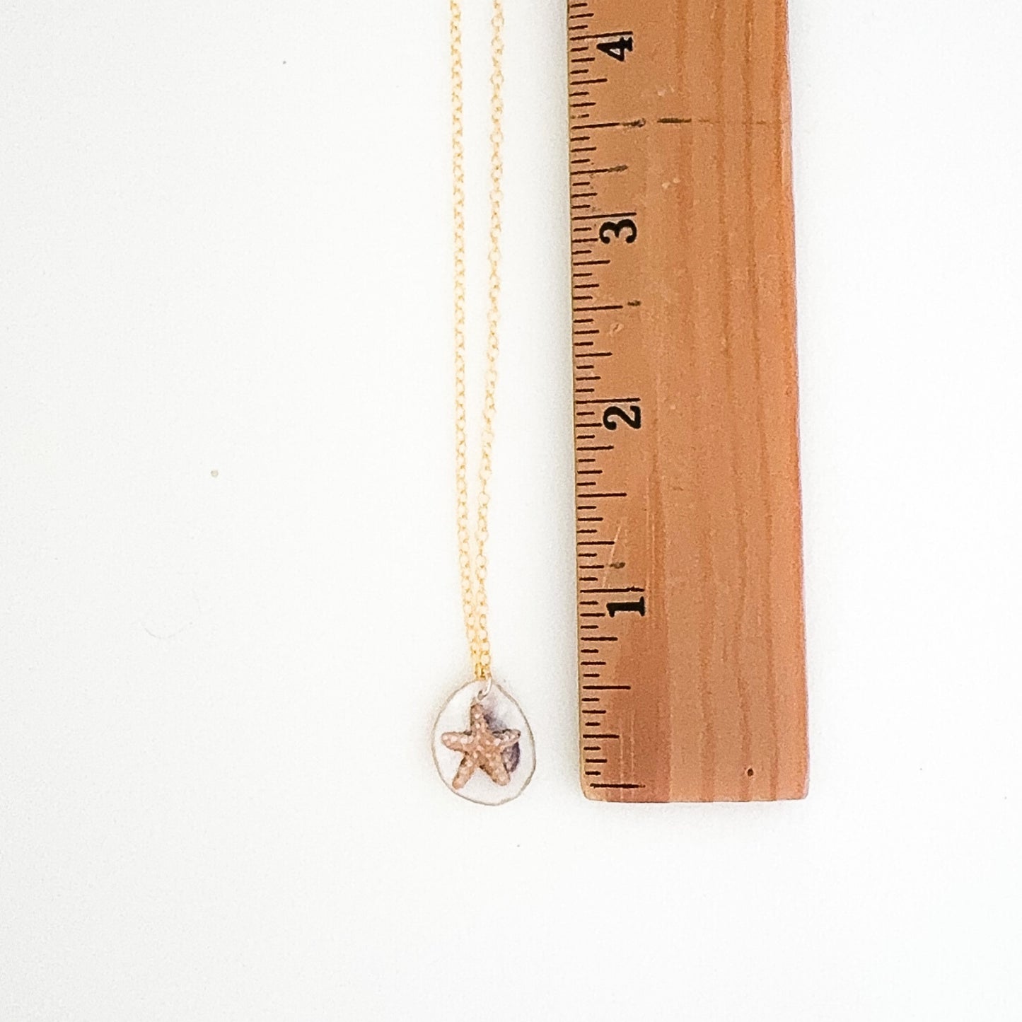 Coastal Starfish Oyster Necklace