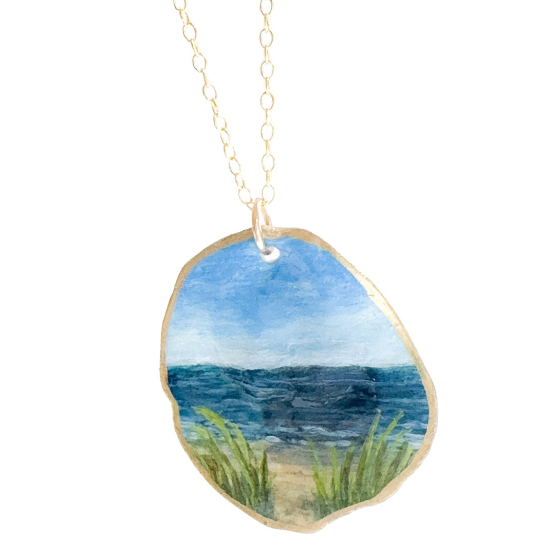 Seascape Oyster Necklace