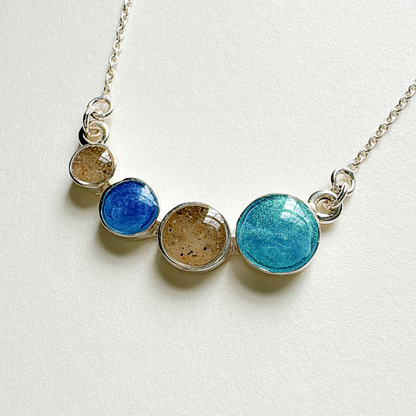 "Sand and Sea" Sterling Silver Necklace