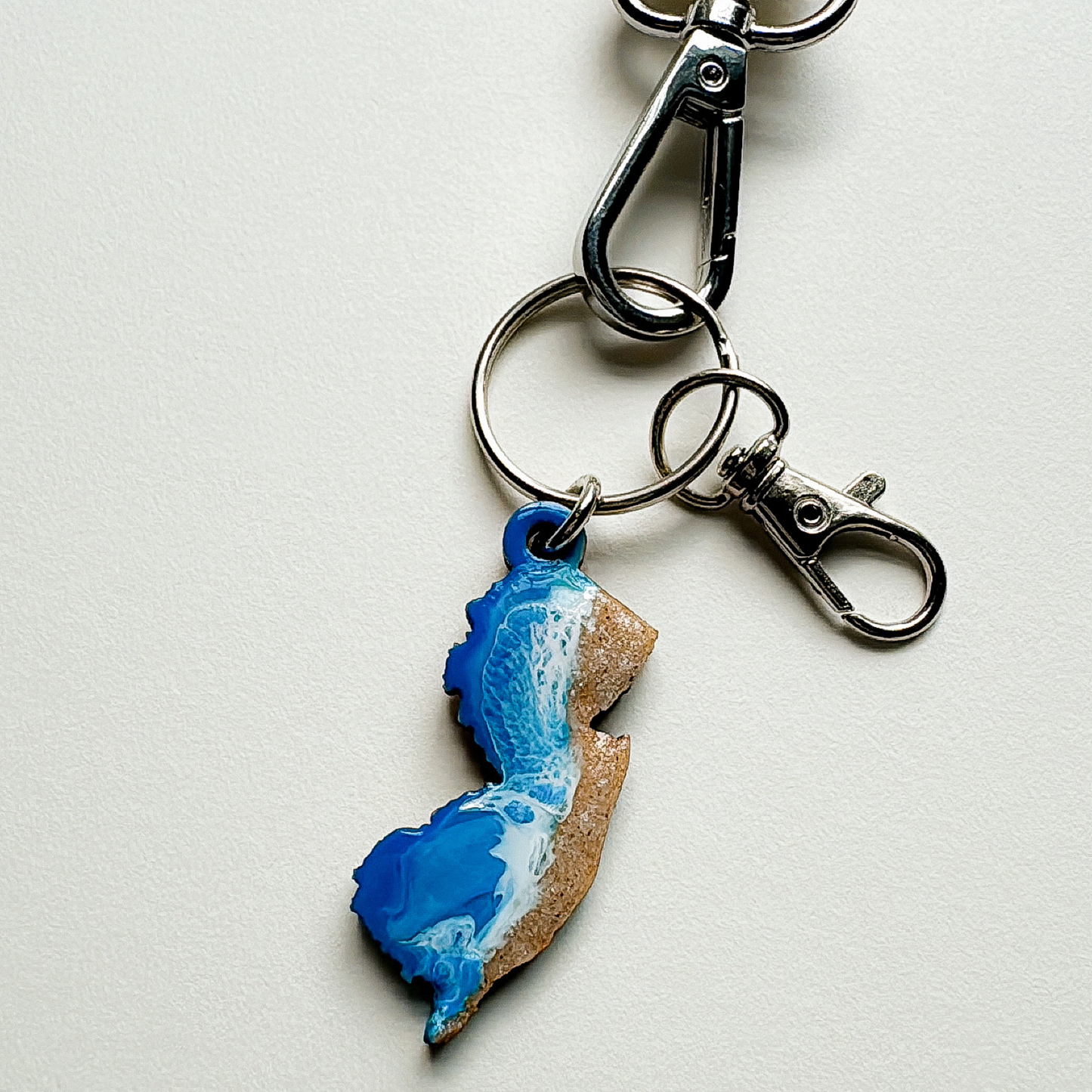 Ocean wooden key chains