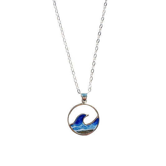 "Wild Waves" Sterling Silver Necklace