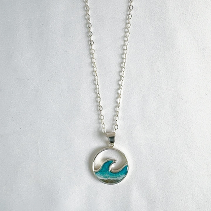 "Wild Waves" Sterling Silver Necklace