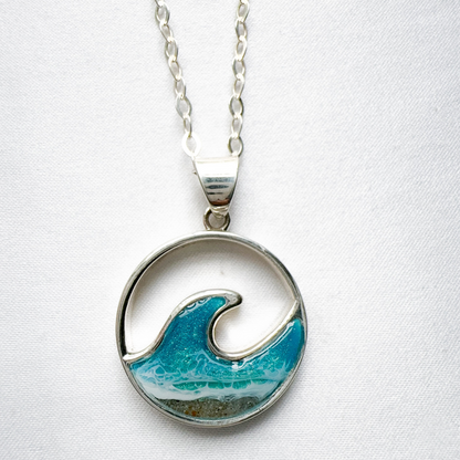 "Wild Waves" Sterling Silver Necklace