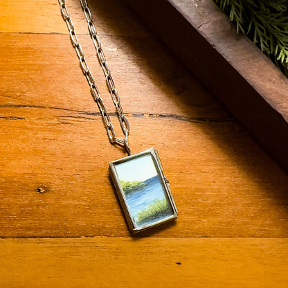 Salt Marsh Pendant Necklace