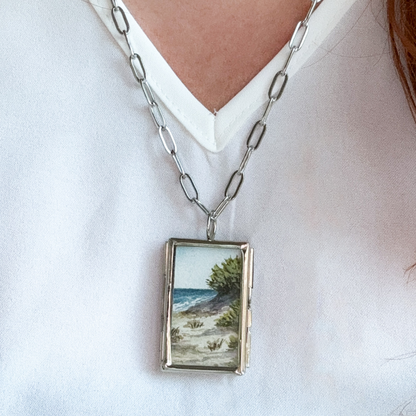 Ocean Dune Pendant Necklace