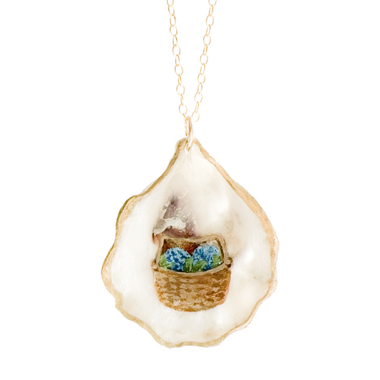 Nantucket Basket Oyster Necklace