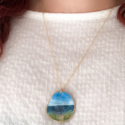 Seascape Oyster Necklace