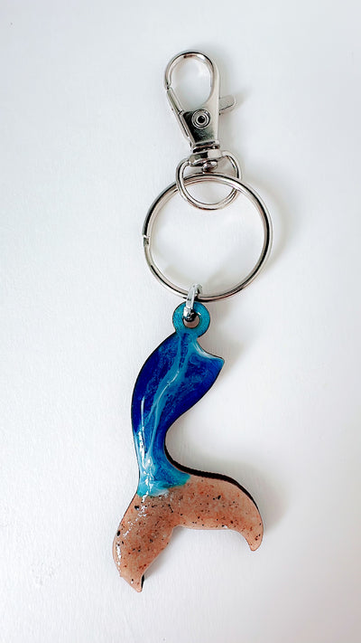 “Catch the Waves” Wooden Key Chains