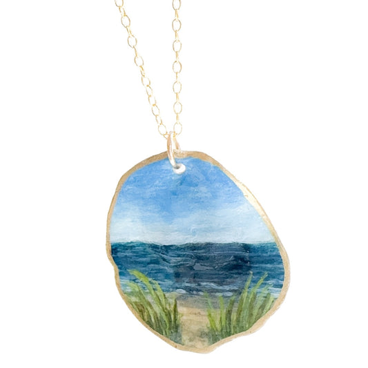 Seascape Oyster Necklace